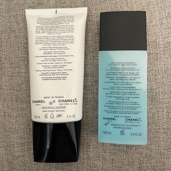 ❌SOLD❌Chanel Set Face and Eye cleanser - Picture 4 of 4